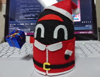 靴下サンタ瘴鶴